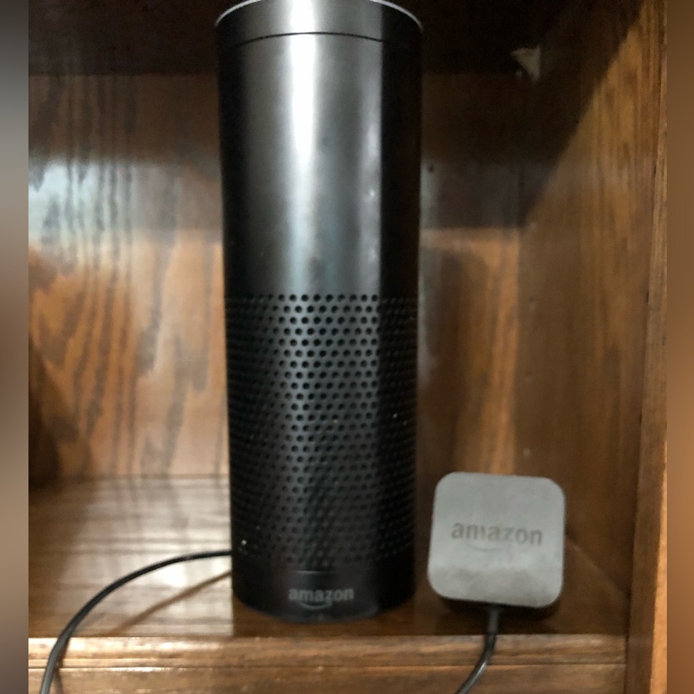 Amazon Echo Smart Speaker in Black